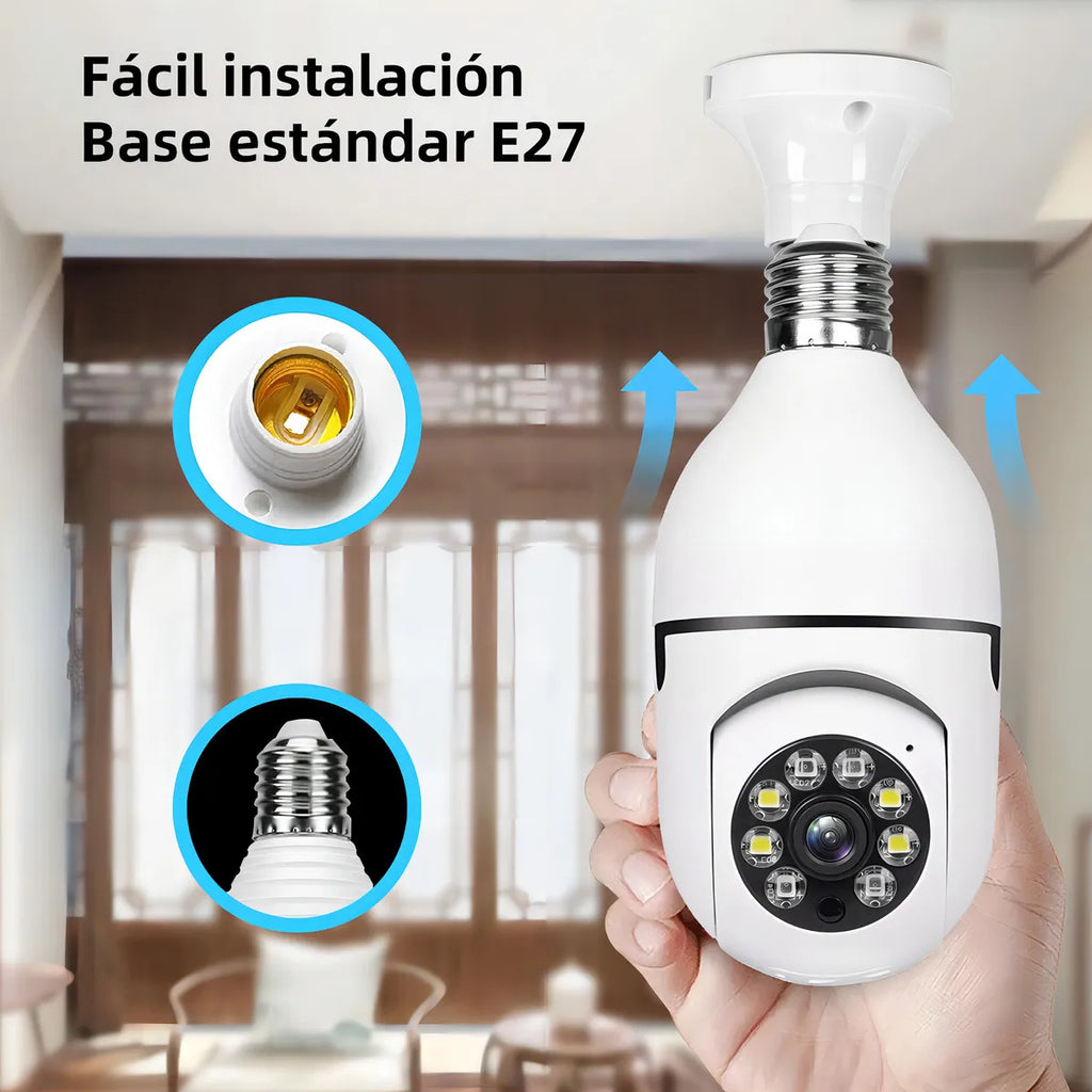 Camara De Seguridad 360 Bombillo WIFI